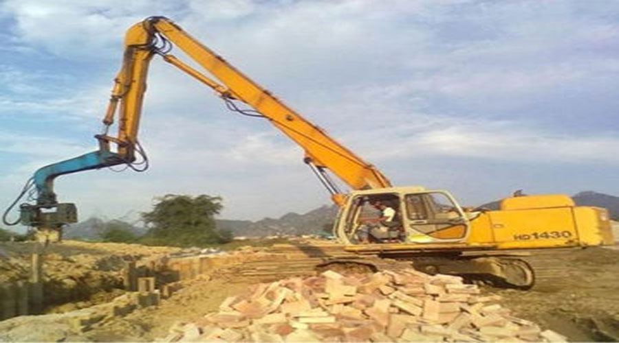 Excavator 210 with Rock Breaker